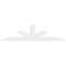 Ekena Millwork Saratoga Architectural Grade PVC Gable Bracket, 96"W x 24"H x 2"D x 6"F, 6/12 Pitch GBP096X24X0206SAR00 - alternate 3